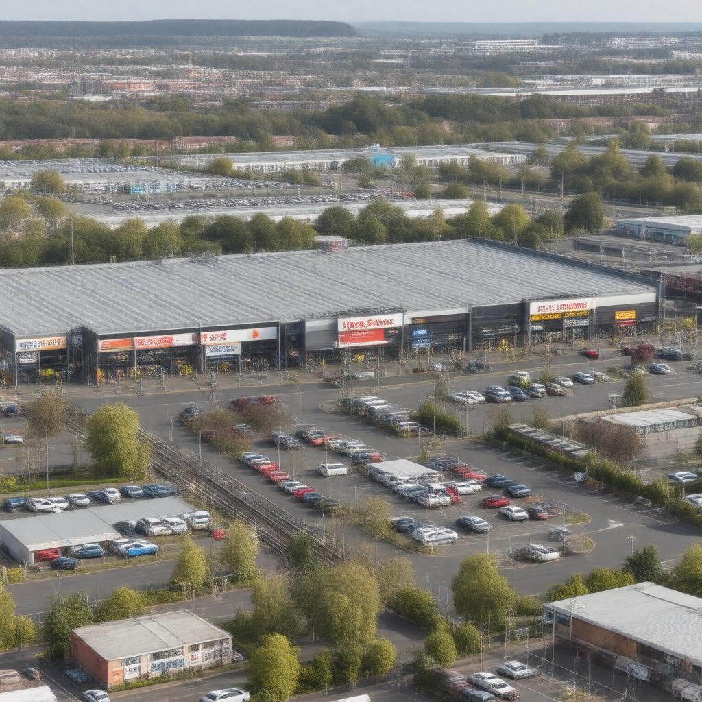 AI-created image of Stone Lake Retail Park