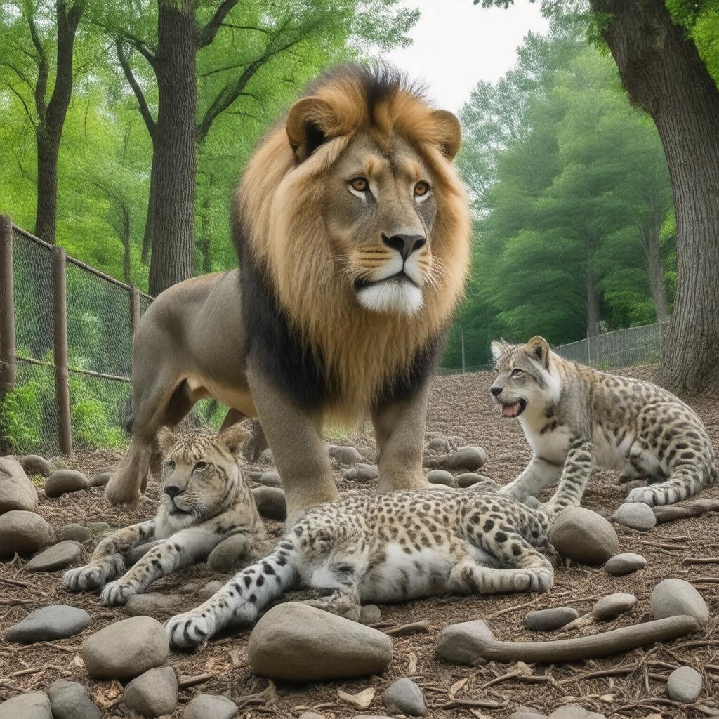 Click to view larger image AI-created image of Stone Zoo