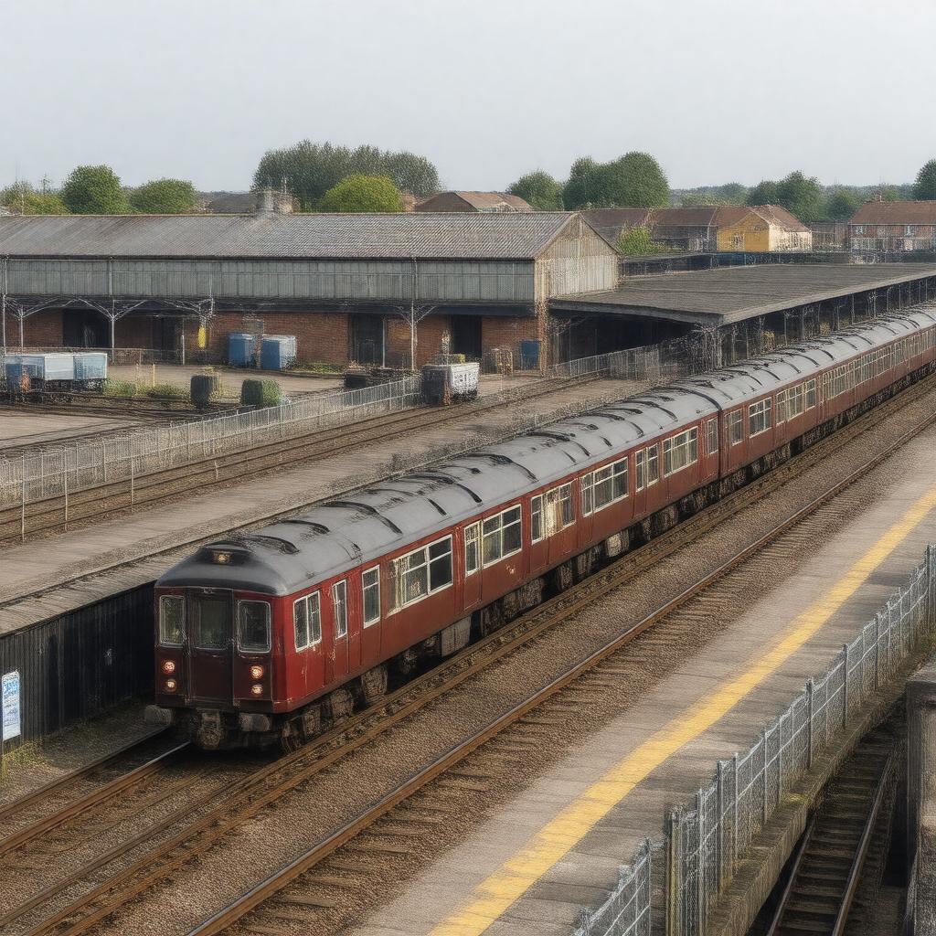 AI-created image of Stonebridge Park Depot