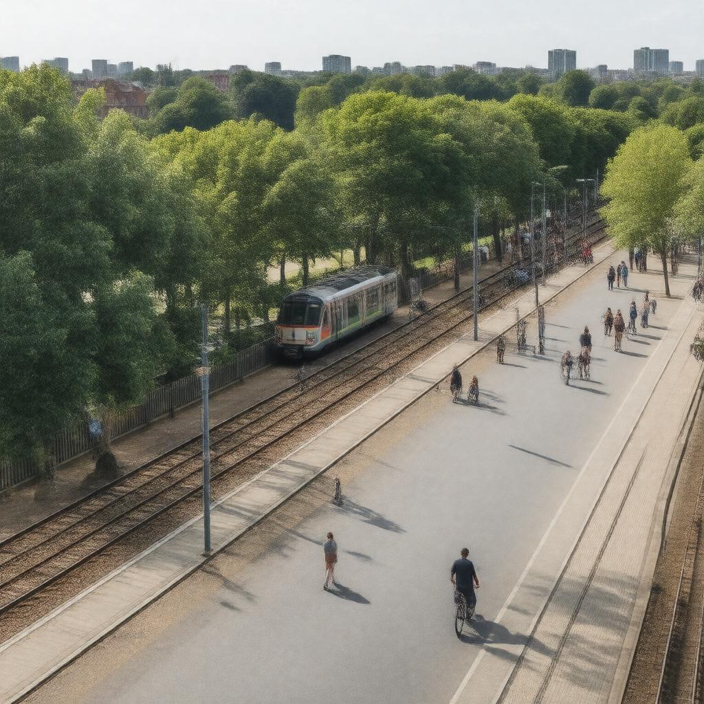 AI-created image of Stonebridge Park, London, England