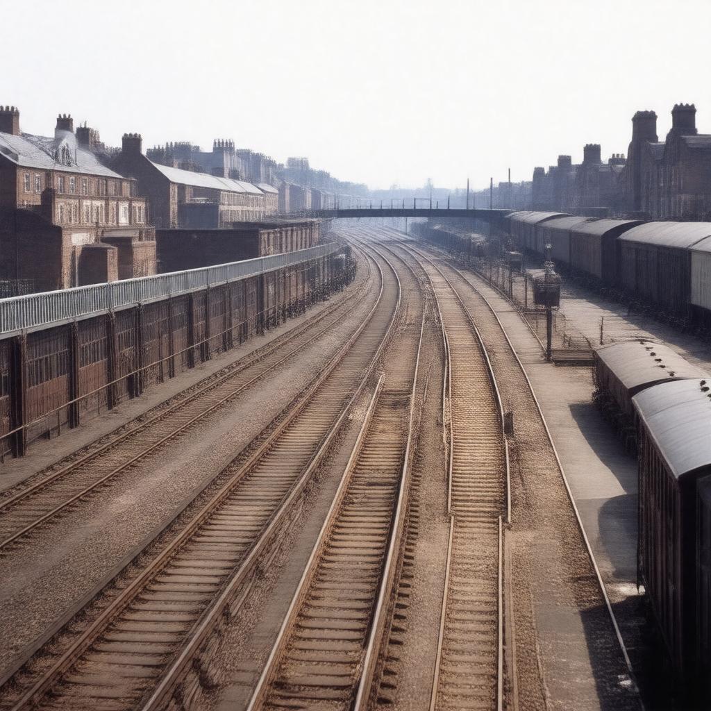 AI-created image of Stonebridge Park Sidings