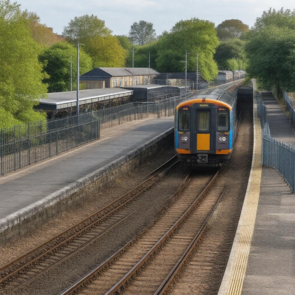 AI-created image of Stonebridge Park station