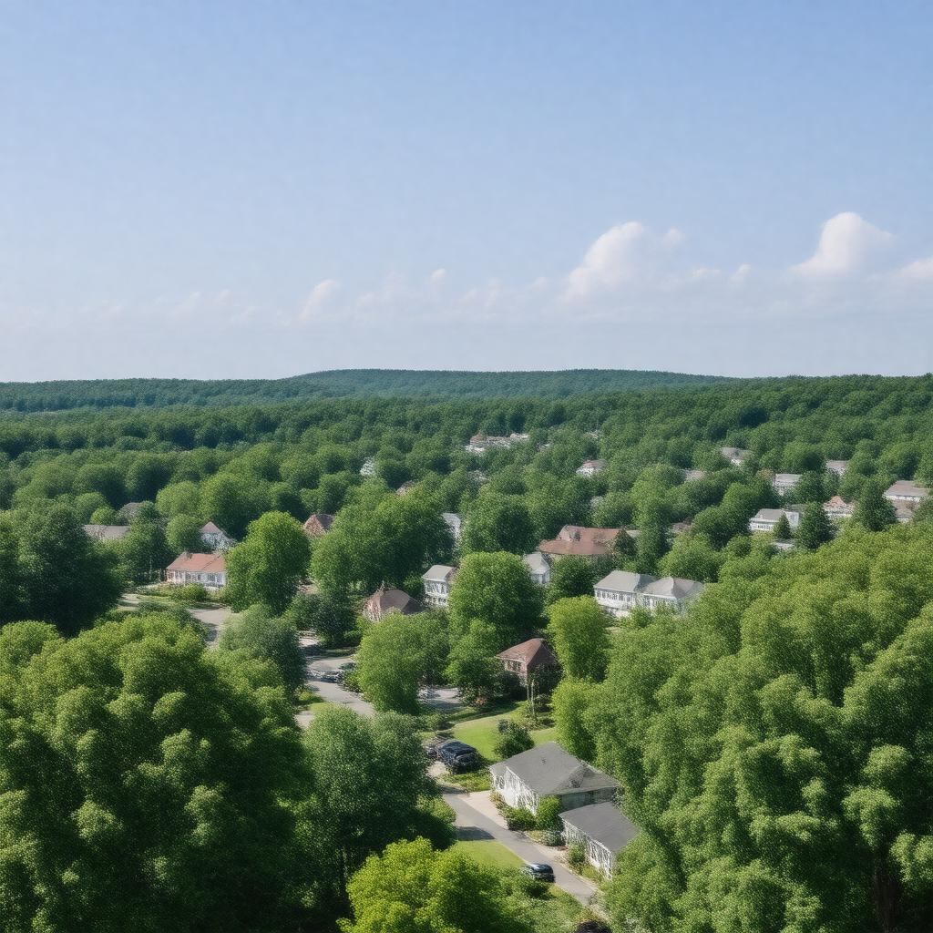 AI-created image of Stoneham, Massachusetts, United States