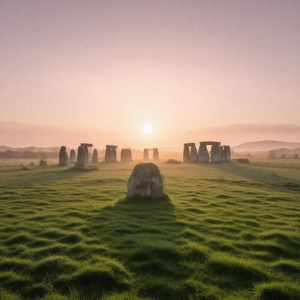 Click to view larger image AI-created image of Stonehenge, Avebury and Associated Sites