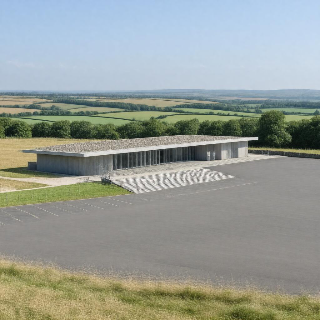 AI-created image of Stonehenge Visitor Centre