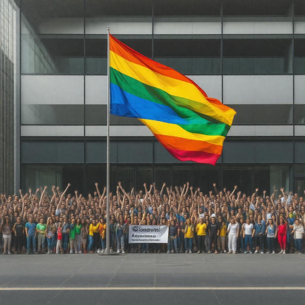 AI-created image of Stonewall (UK LGBT rights group)