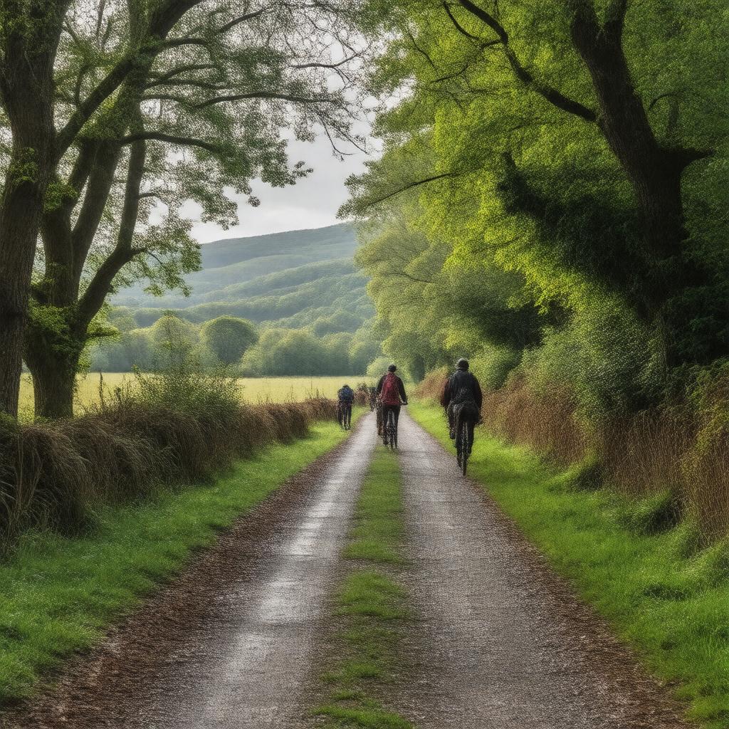 AI-created image of Stoneymollan Trail