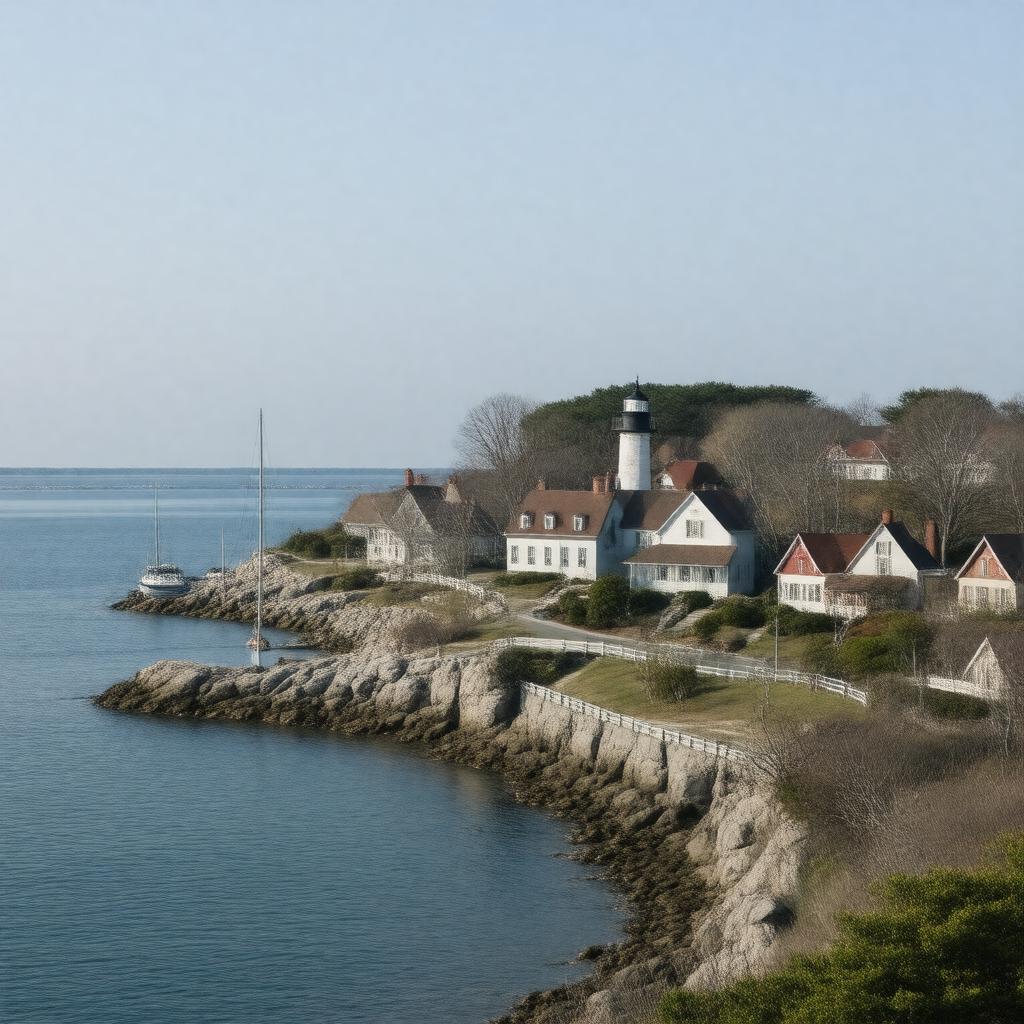 AI-created image of Stonington, Connecticut
