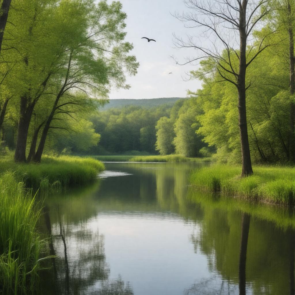 AI-created image of Stony Brook Reservation