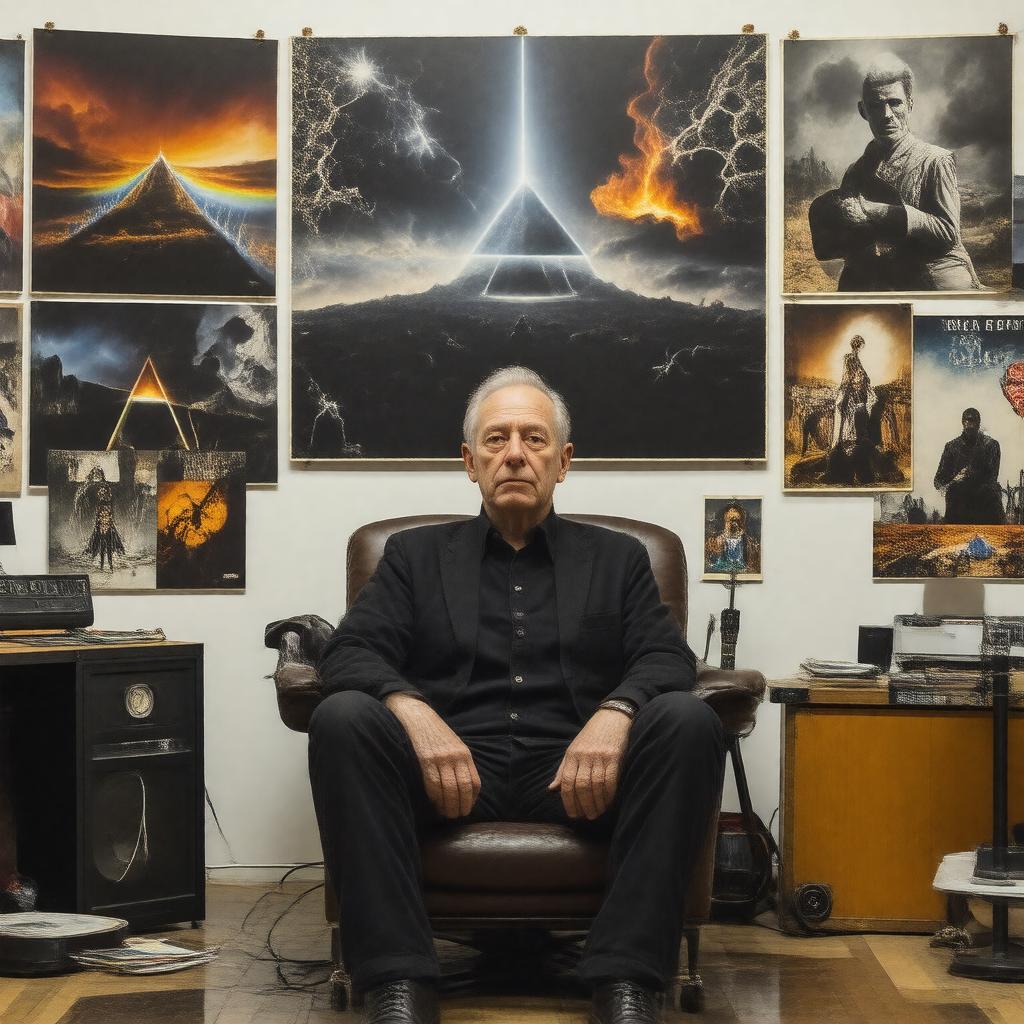 AI-created image of Storm Thorgerson