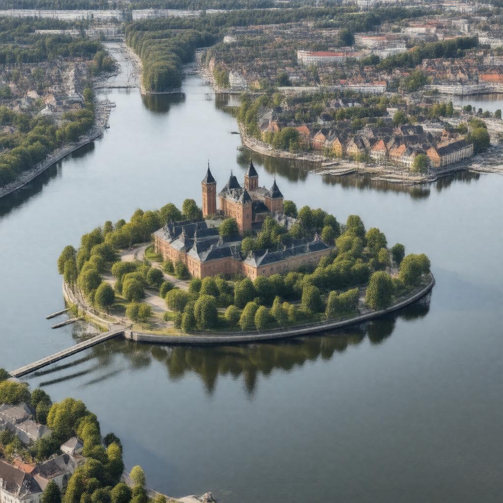 AI-created image of Strömsborg
