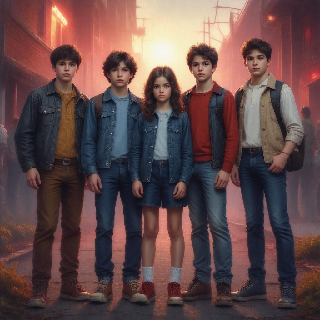 AI-created image of Stranger Things