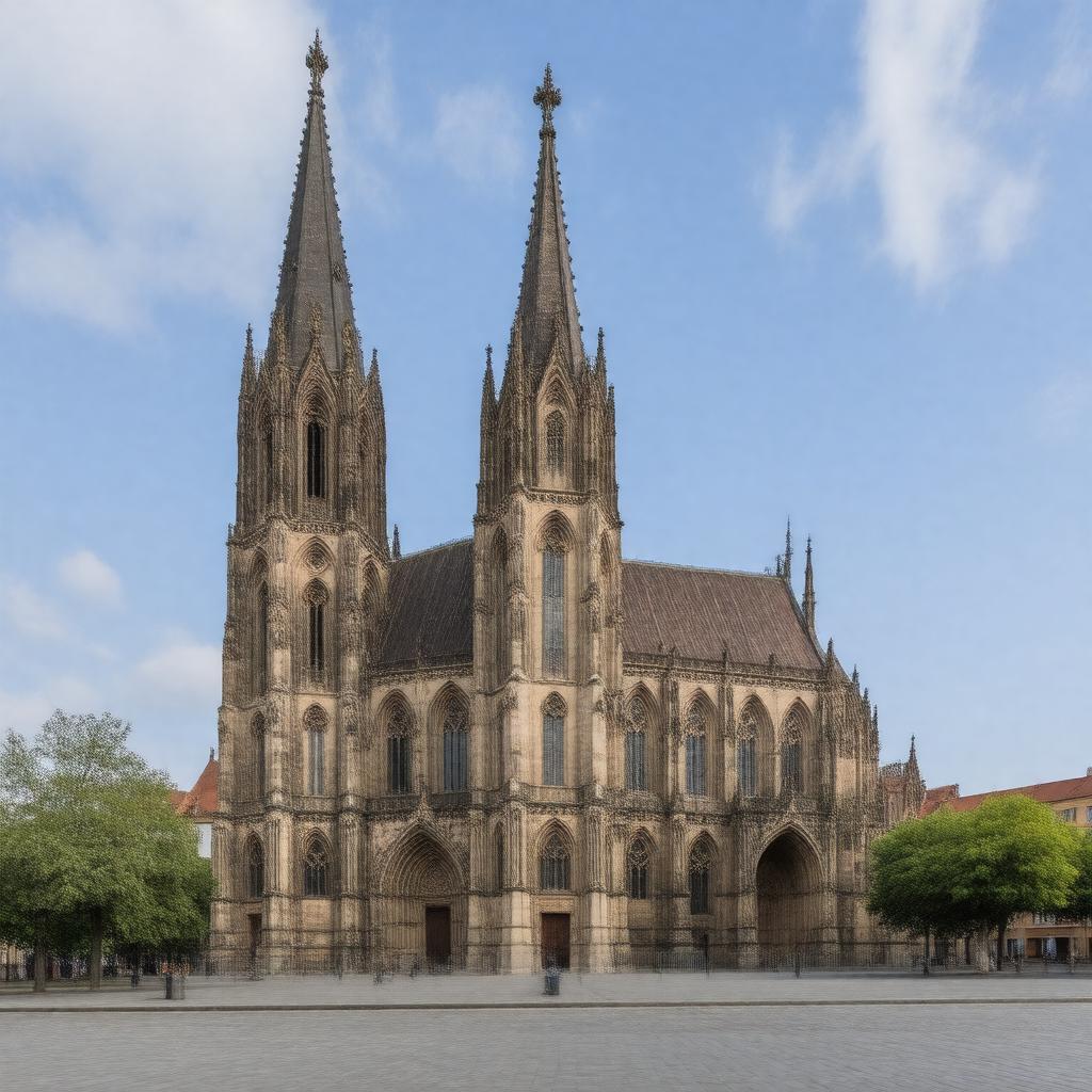AI-created image of Strasbourg Cathedral