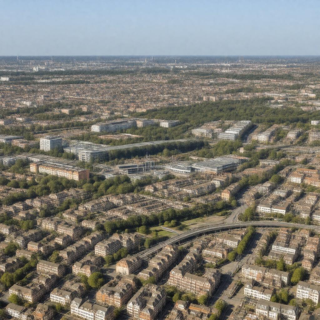 AI-created image of Stratford, Essex, England