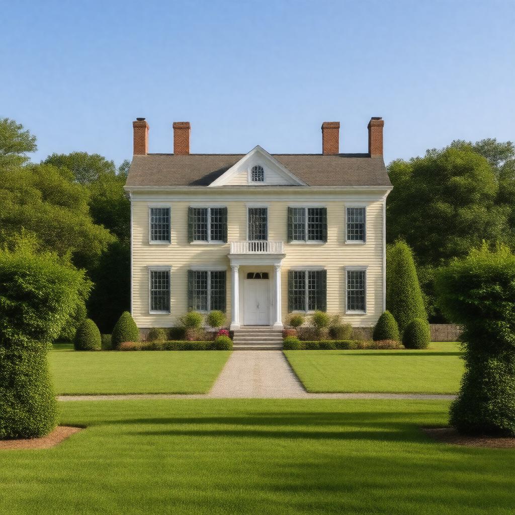 AI-created image of Stratford Hall Plantation
