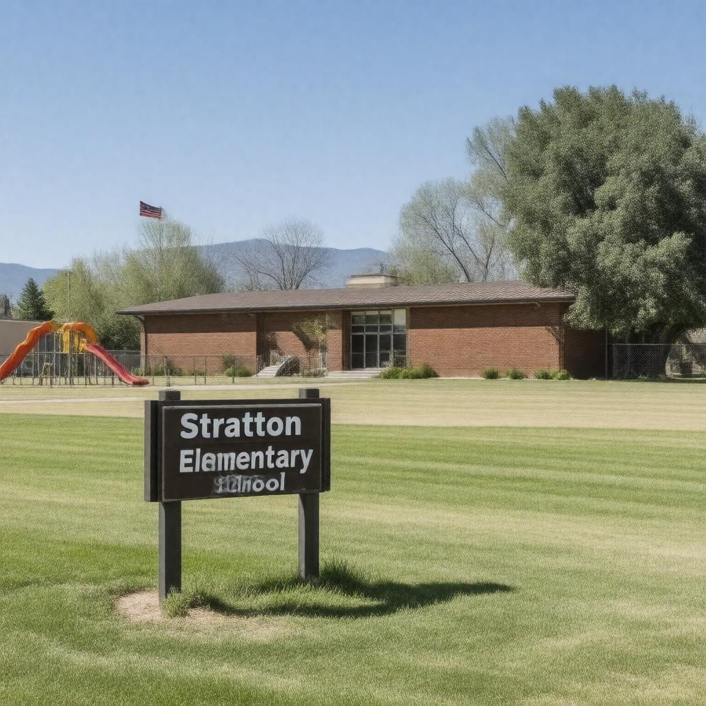 AI-created image of Stratton Elementary School