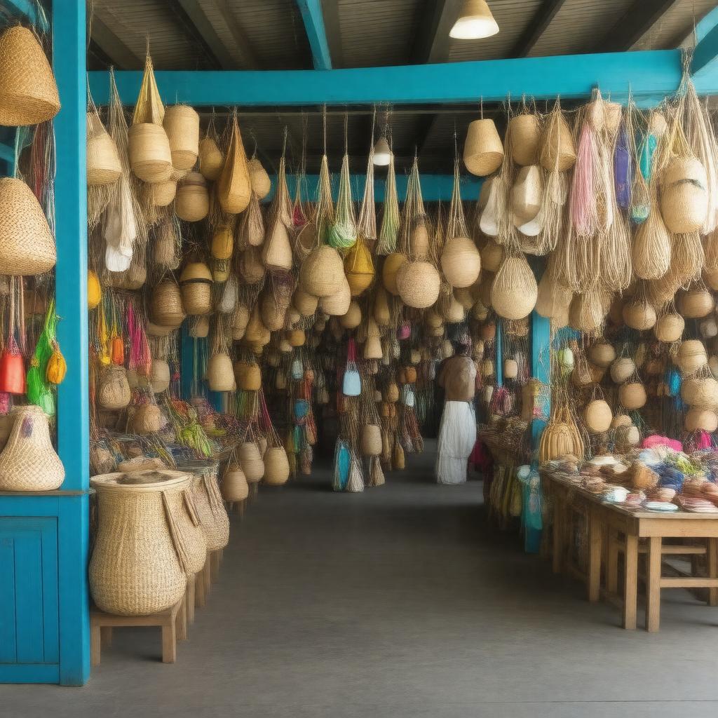 Click to view larger image AI-created image of Straw Market