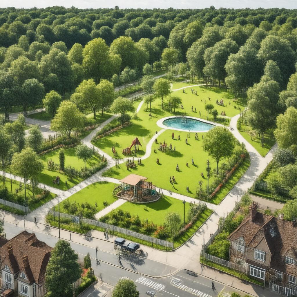 AI-created image of Streatham Common