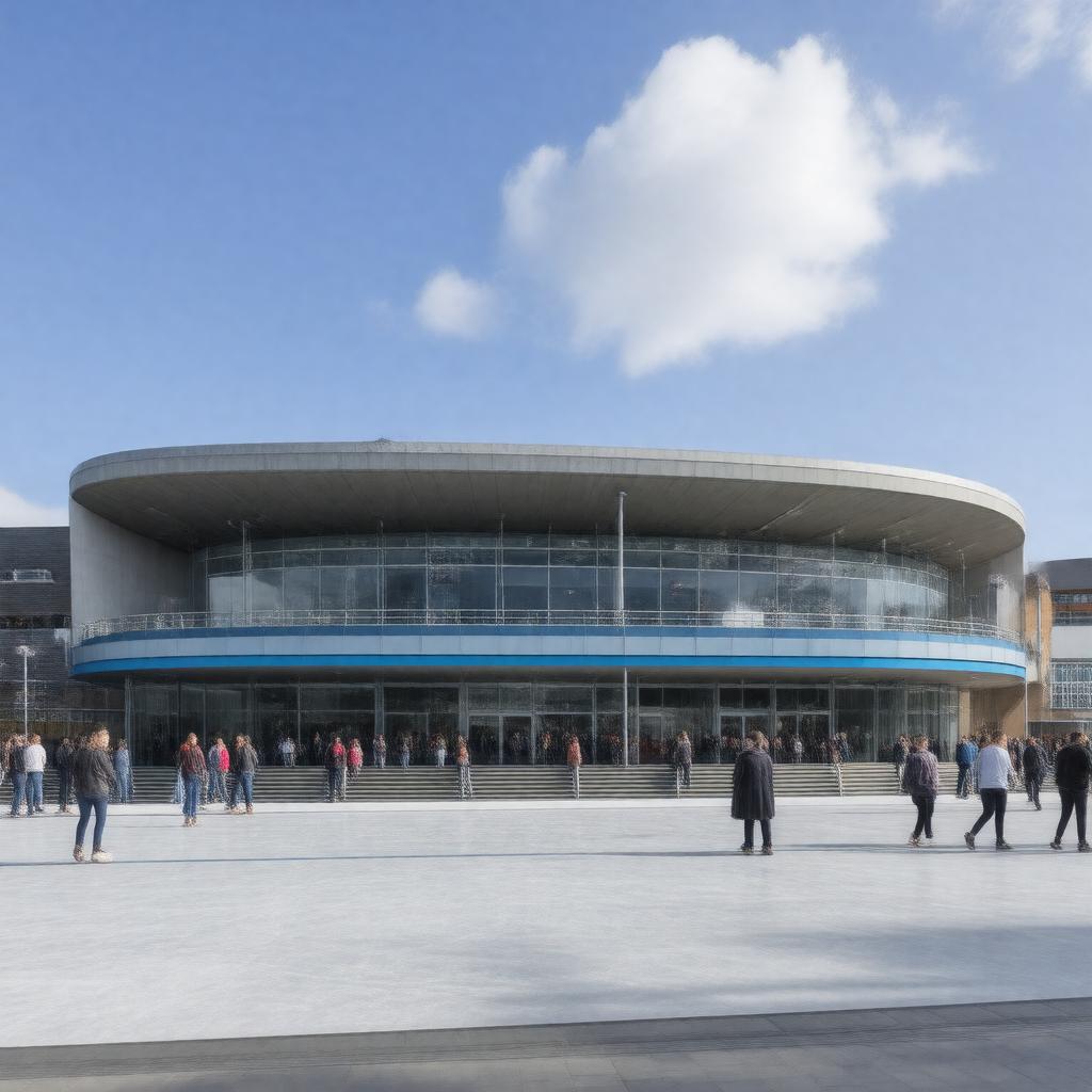 AI-created image of Streatham Ice and Leisure Centre