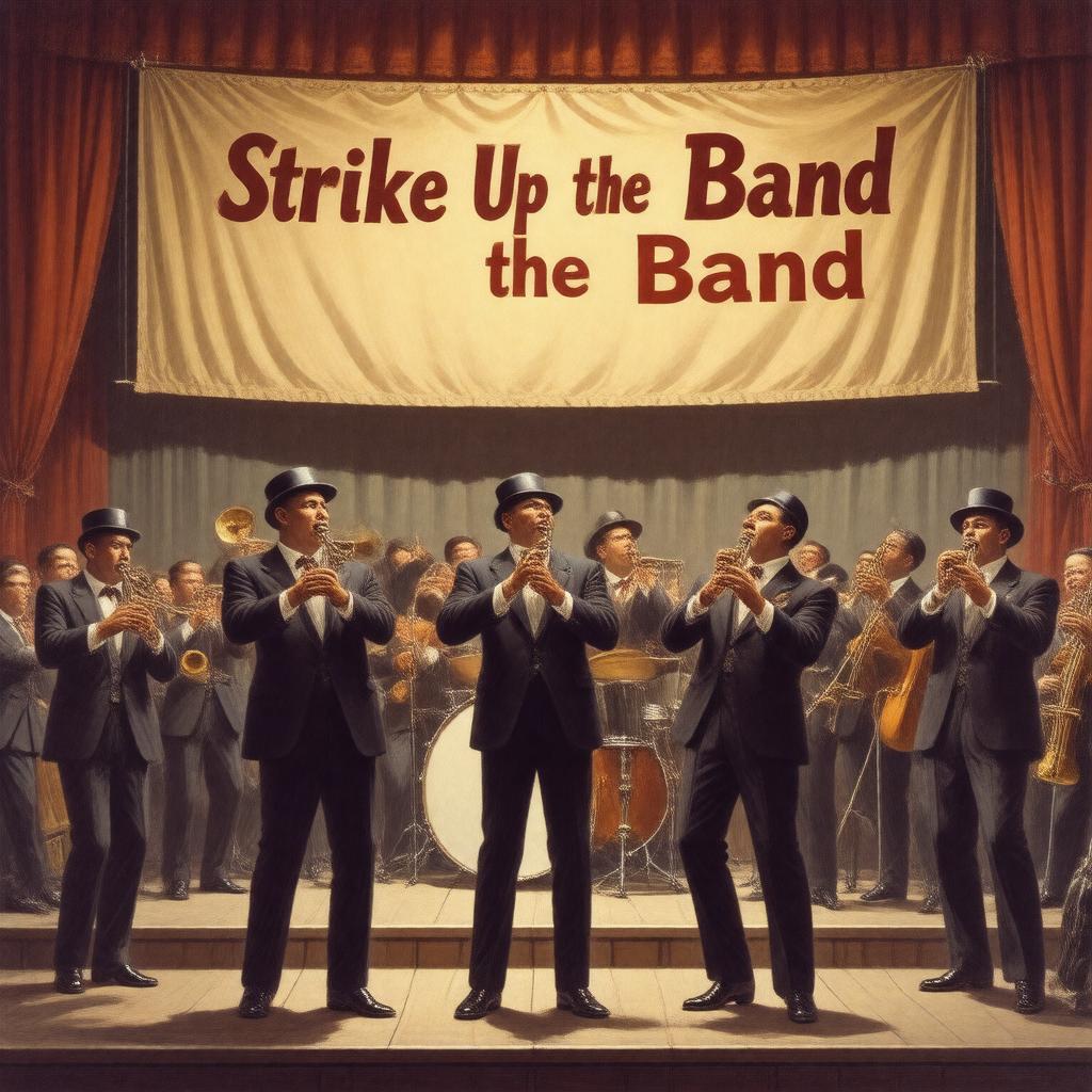 AI-created image of Strike Up the Band