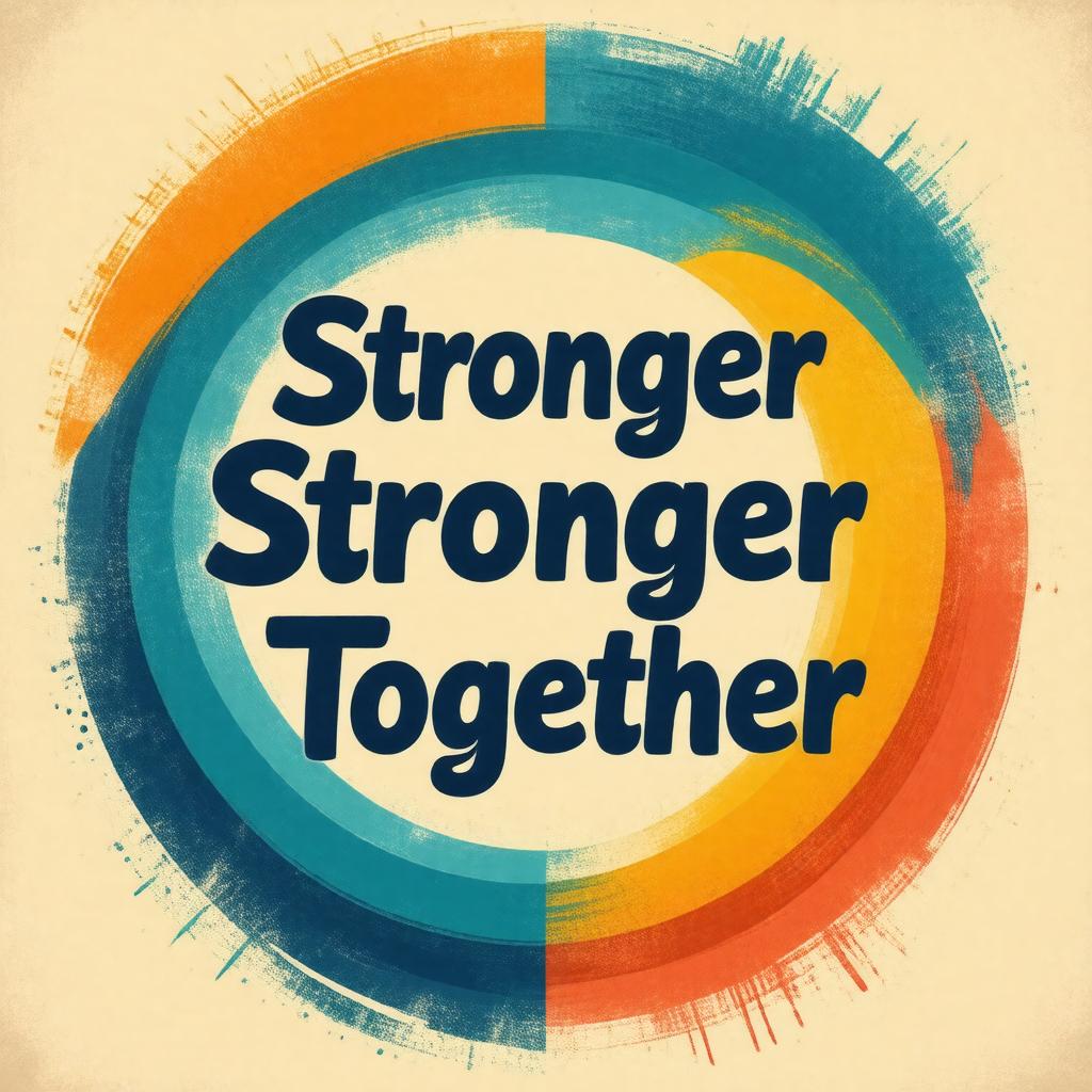 AI-created image of Stronger Together