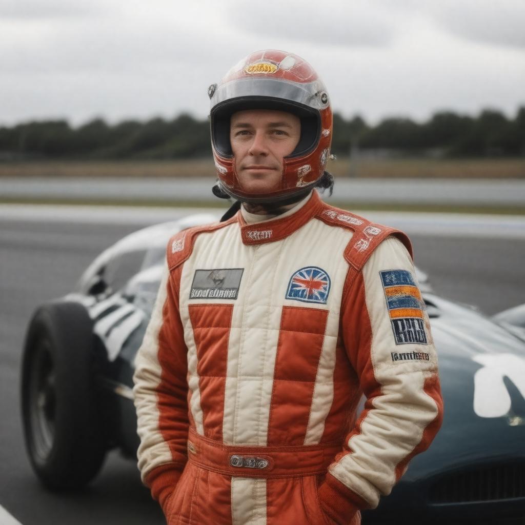 Click to view larger image AI-created image of Stuart Lewis-Evans