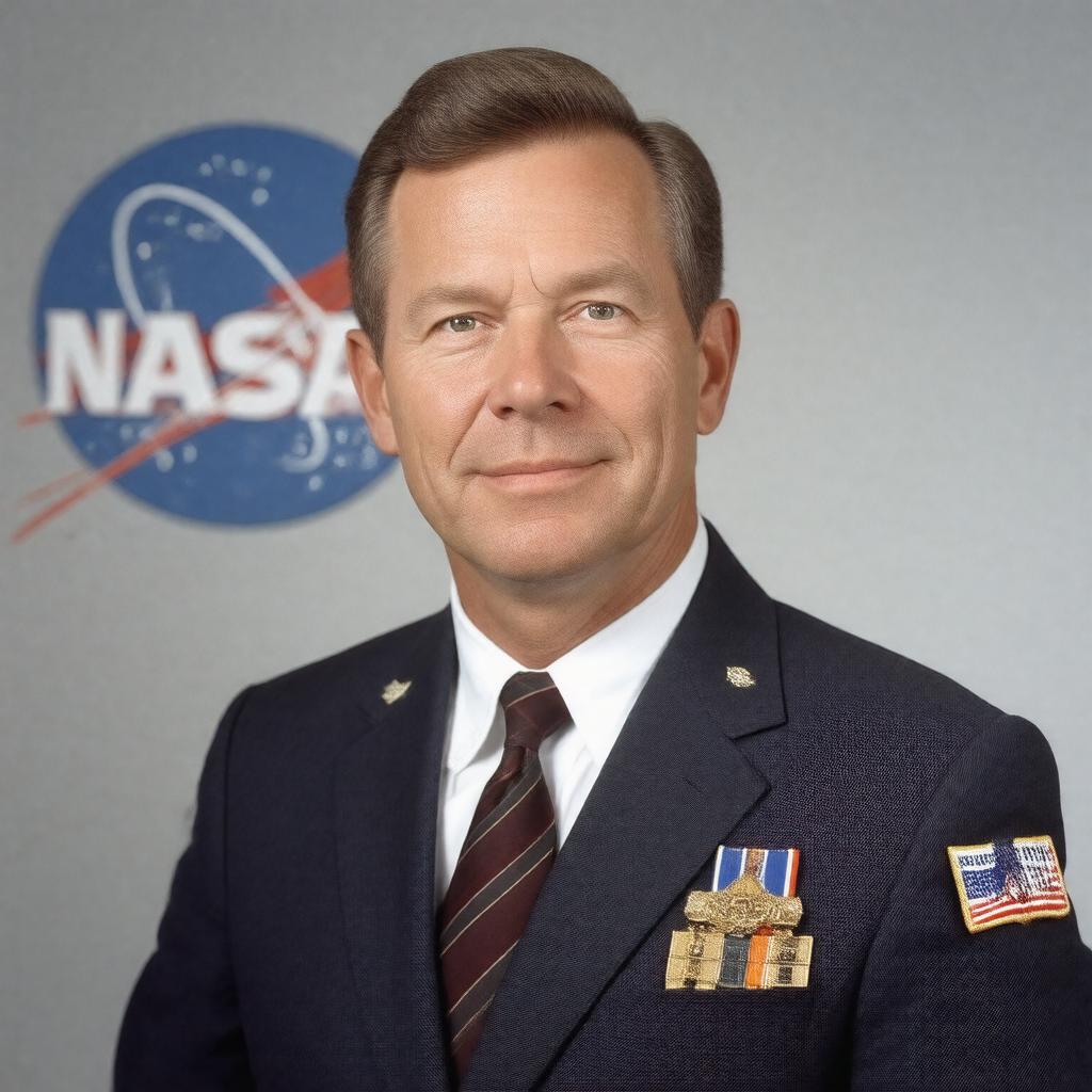 AI-created image of Stuart Roosa