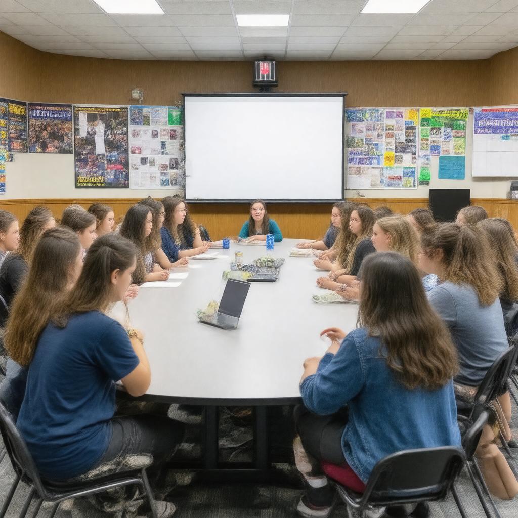 Click to view larger image AI-created image of Student Government Association