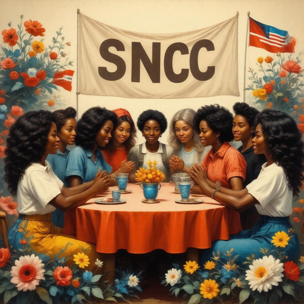 AI-created image of Student Nonviolent Coordinating Committee