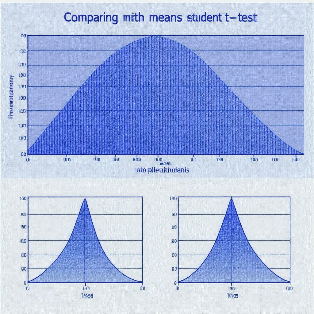 AI-created image of Student's t-test