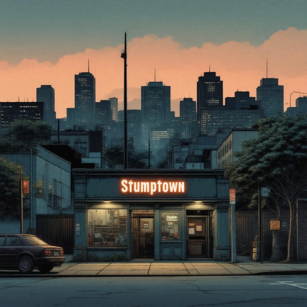 AI-created image of Stumptown (comic book)