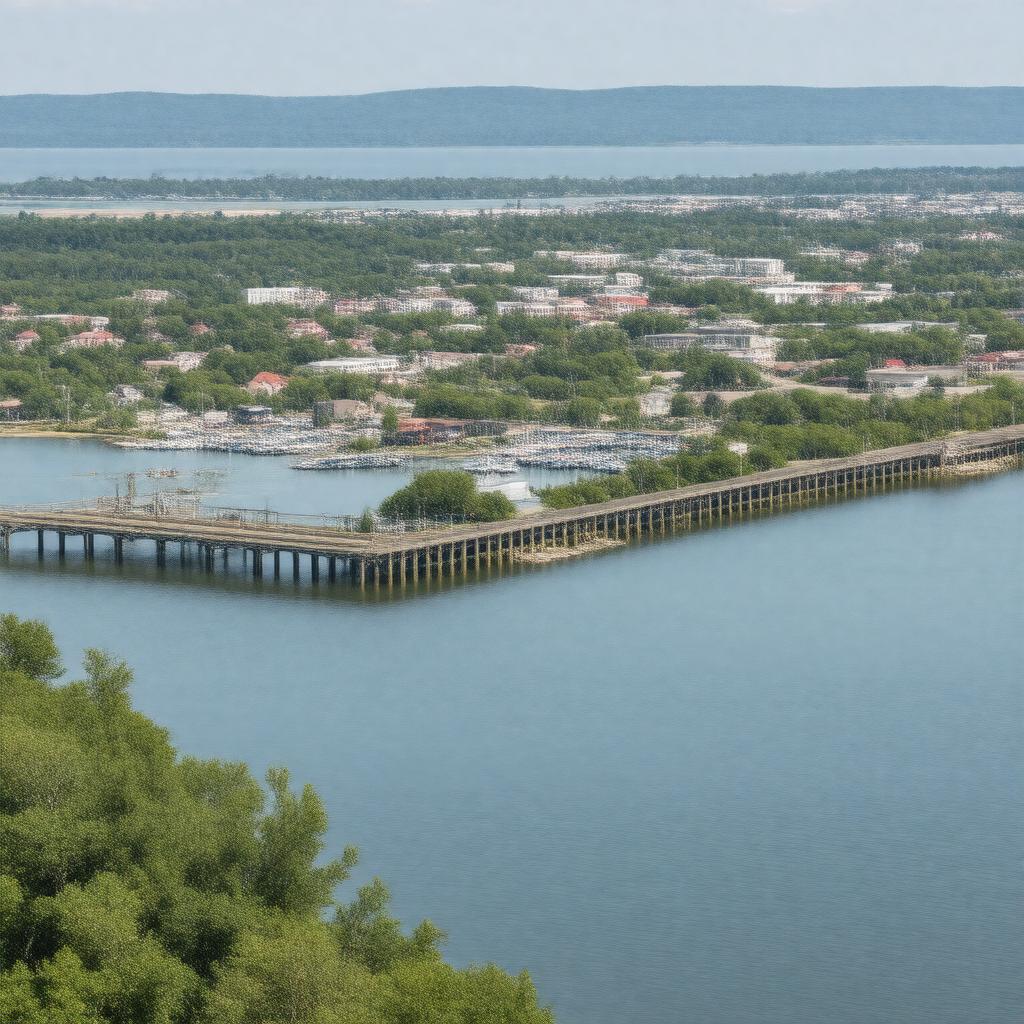 AI-created image of Sturgeon Bay