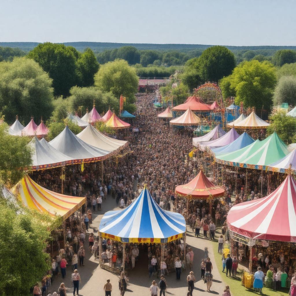Click to view larger image AI-created image of Stuttgart Spring Festival