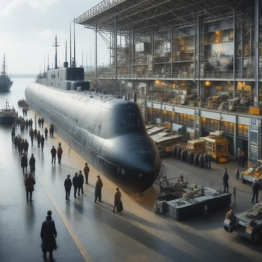 Click to view larger image AI-created image of Submarine Force Library and Museum
