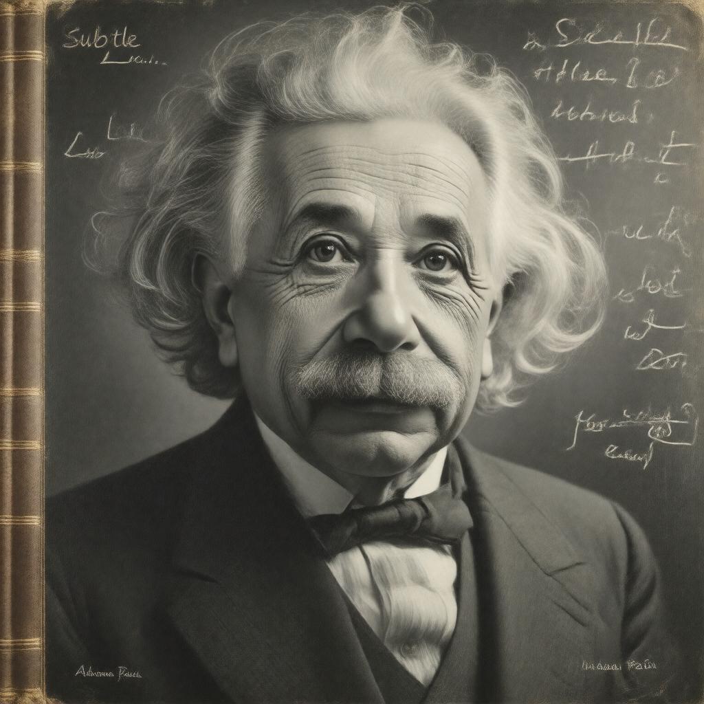 AI-created image of 'Subtle is the Lord...' (biography of Einstein)