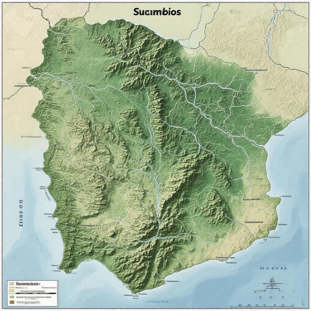 AI-created image of Sucumbíos