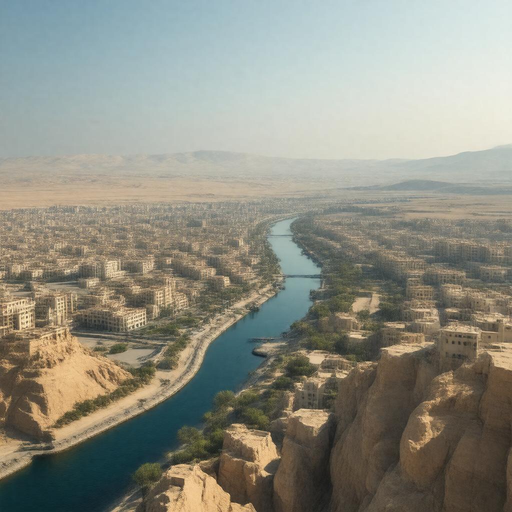 AI-created image of Suez