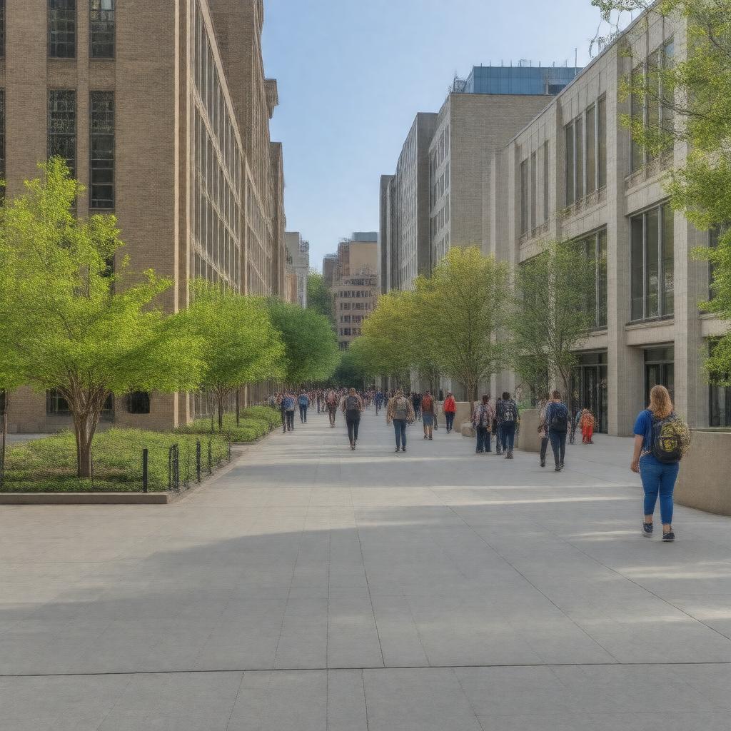 Click to view larger image AI-created image of Suffolk University