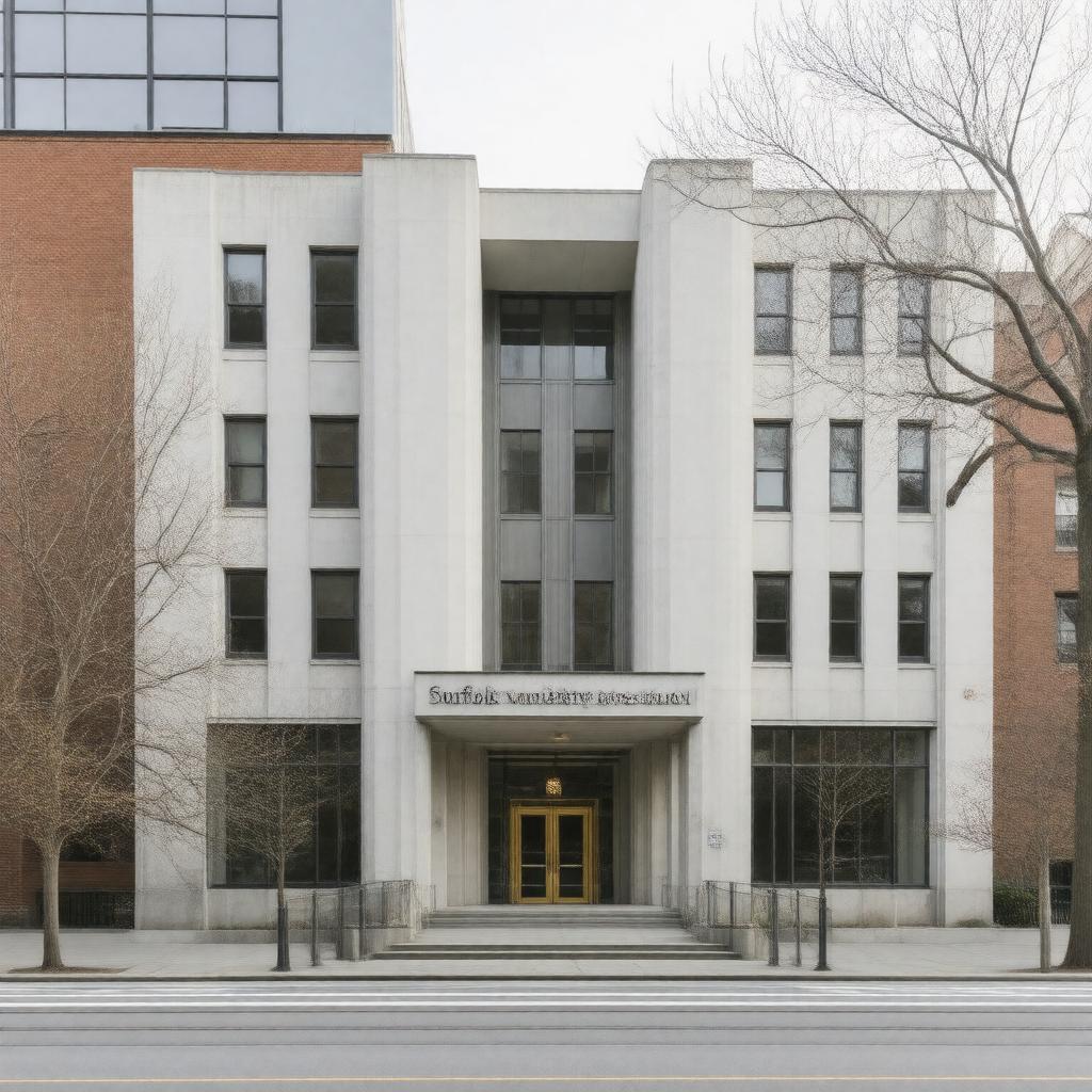 AI-created image of Suffolk University Law School