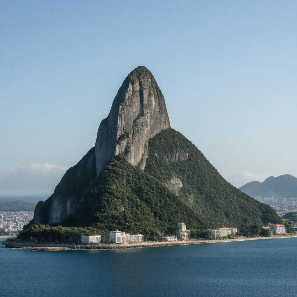 AI-created image of Sugarloaf Mountain
