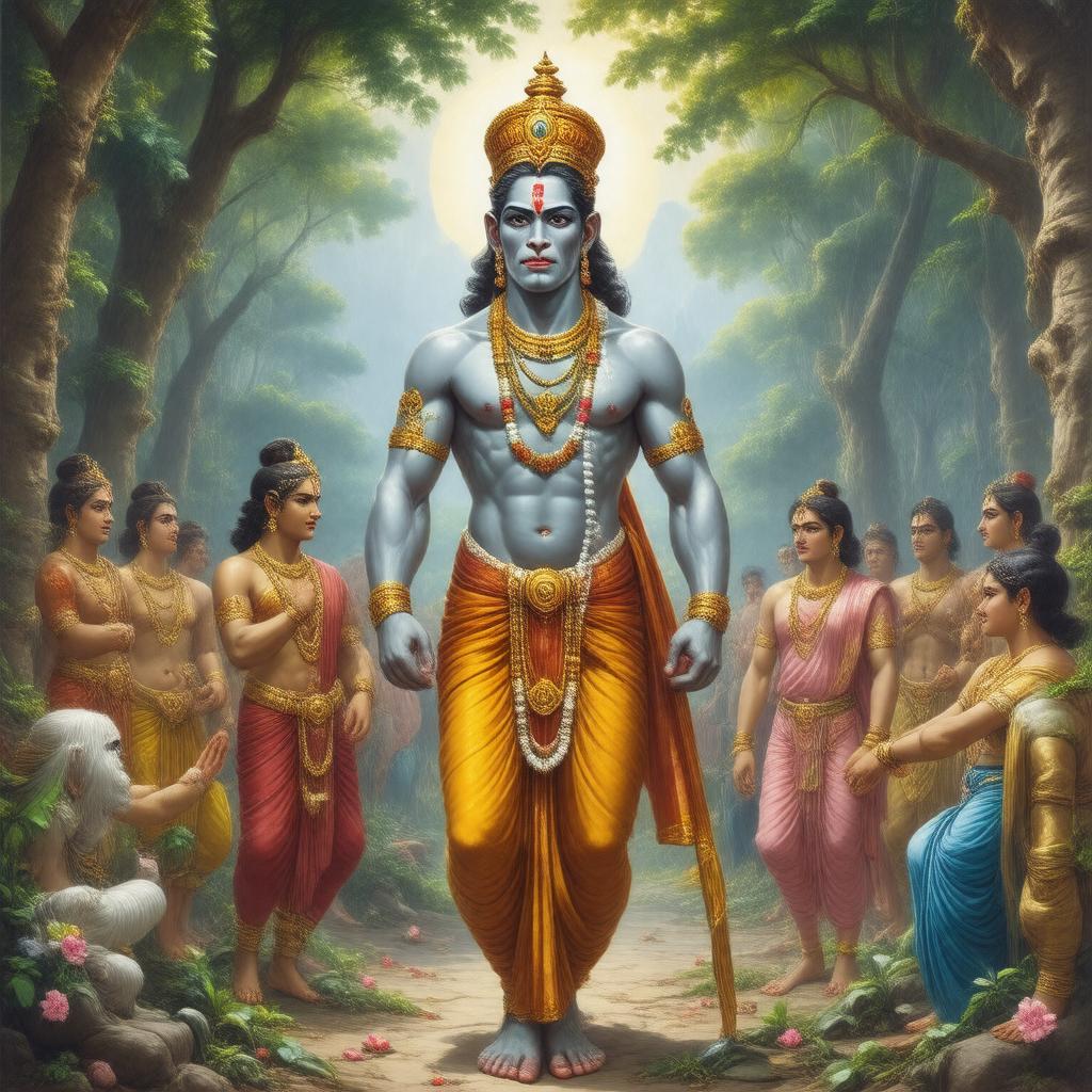 Click to view larger image AI-created image of Sugriva