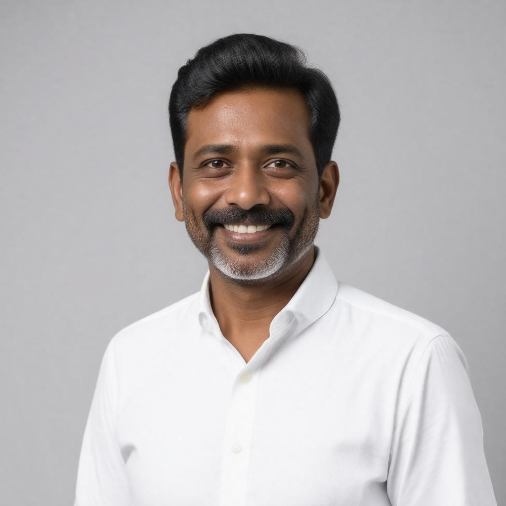 Click to view larger image AI-created image of Sujeet Menon