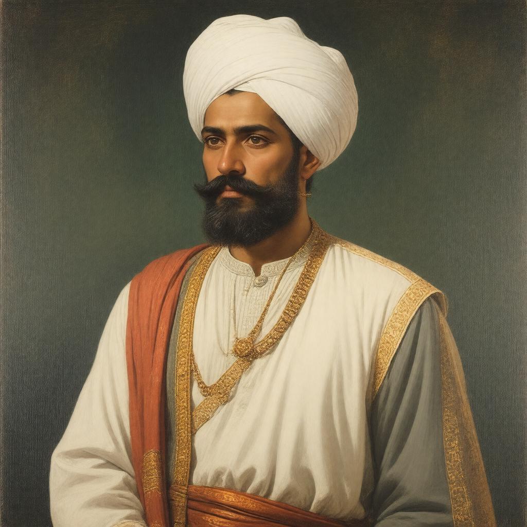 AI-created image of Sulaiman Isa Khan