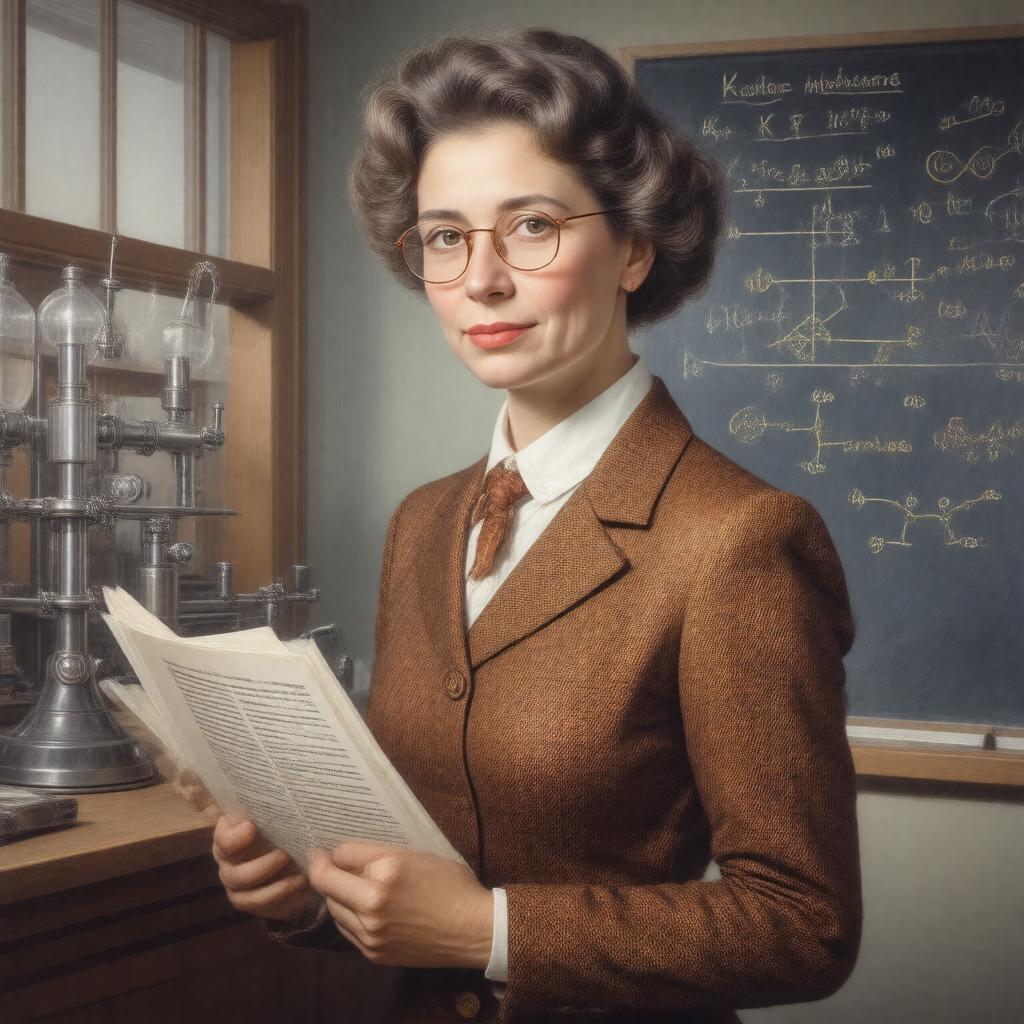 AI-created image of Sulamith Goldhaber