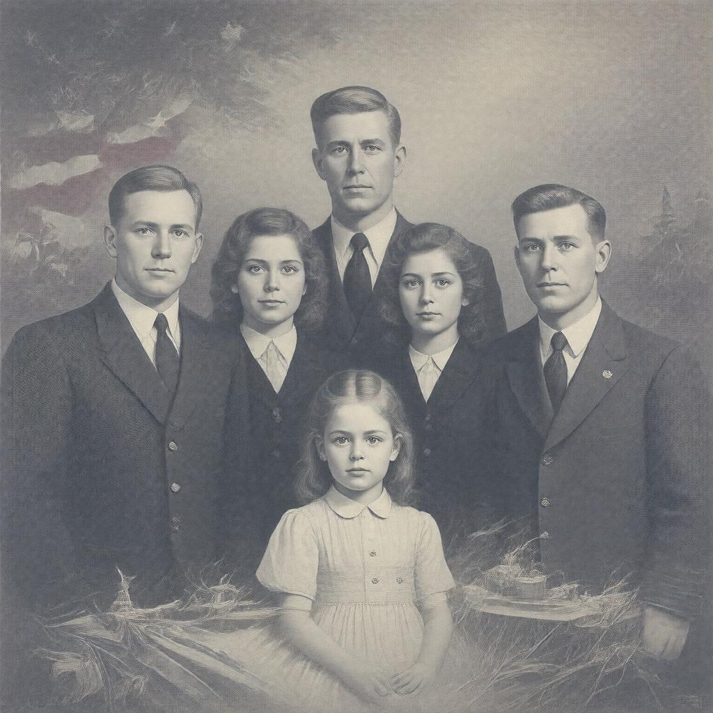AI-created image of Sullivan family