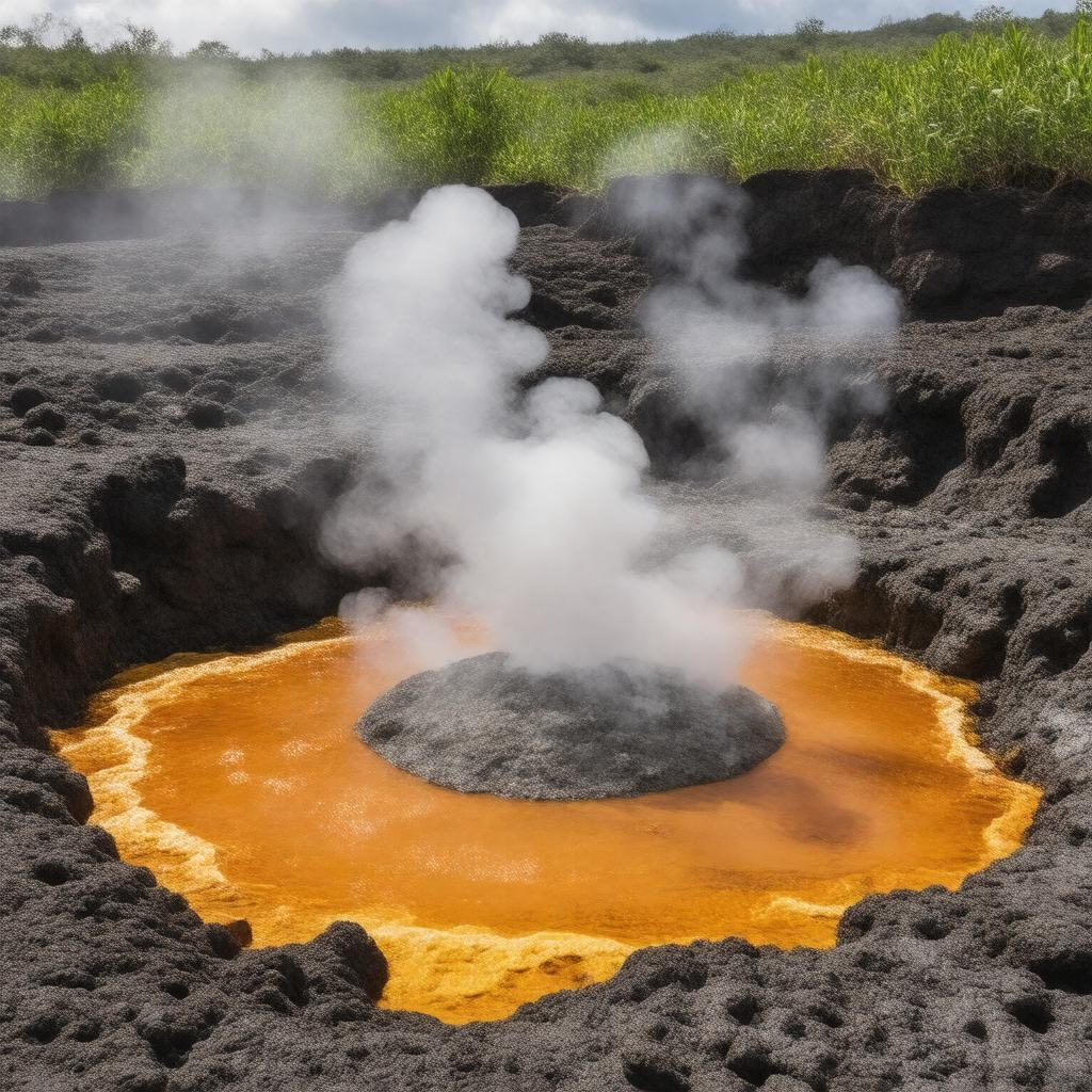 Click to view larger image AI-created image of Sulphur Banks