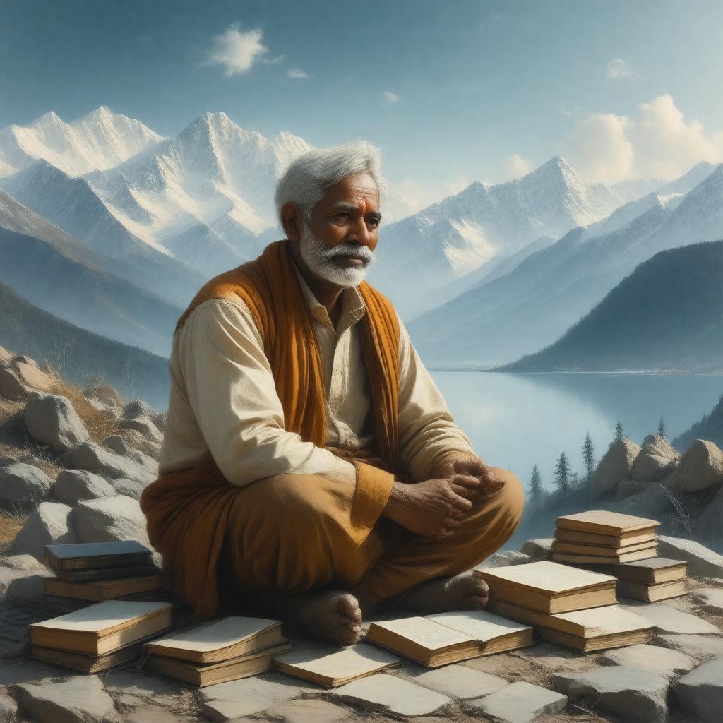 AI-created image of Sumitranandan Pant