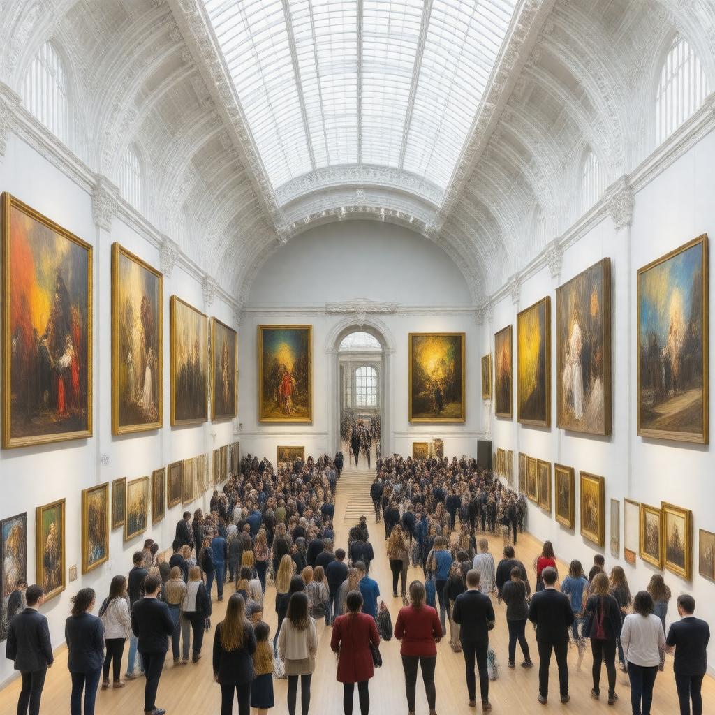 Click to view larger image AI-created image of Summer Exhibition