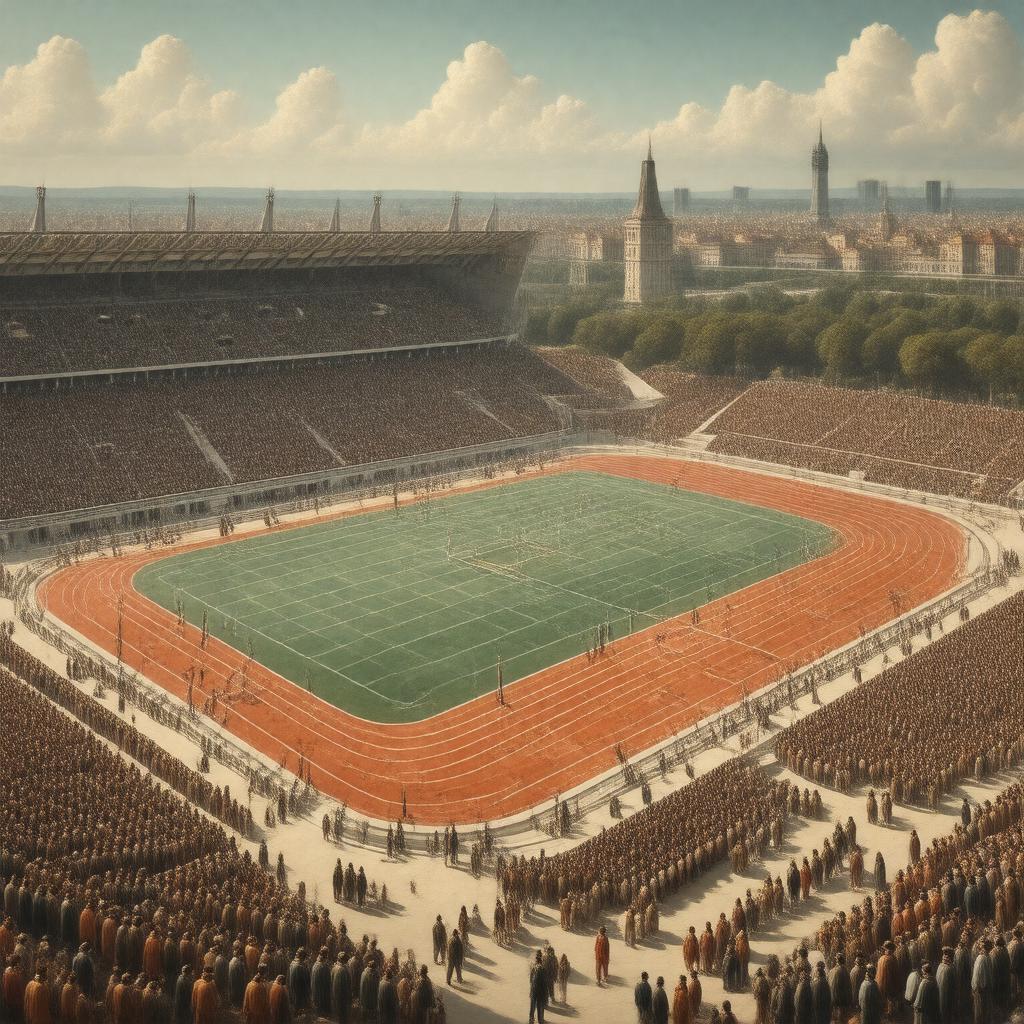 AI-created image of Summer Olympics 1924