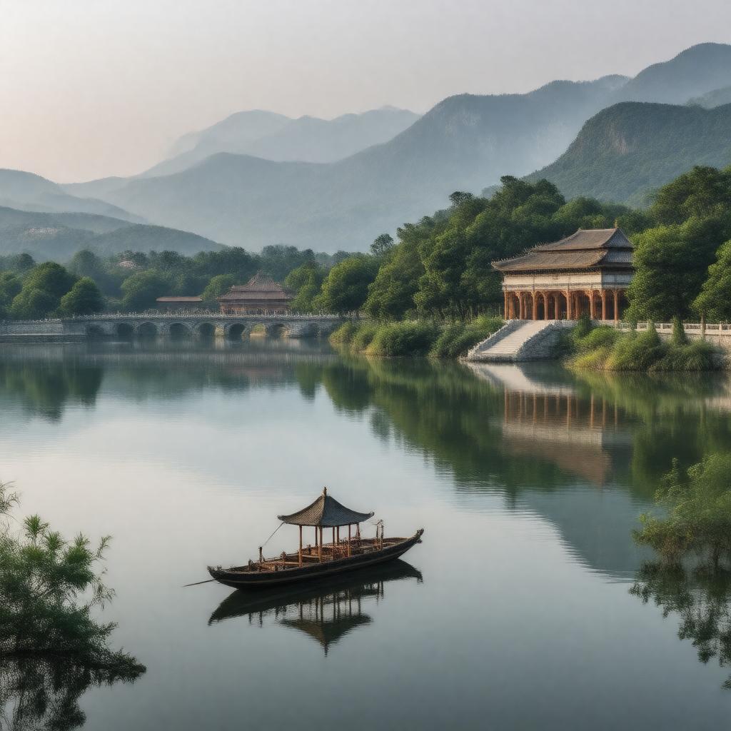 AI-created image of Summer Palace